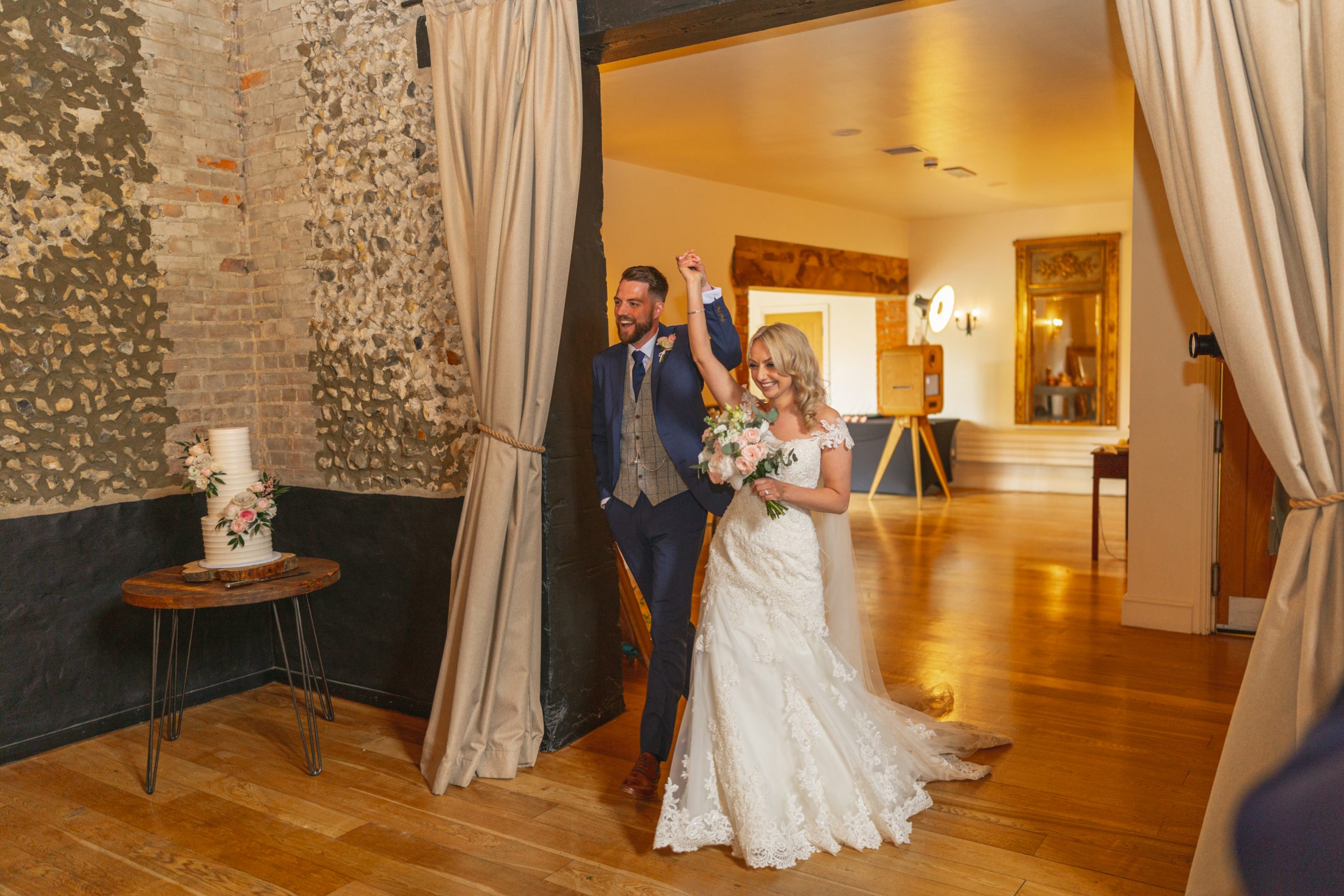Natural wedding photography during relaxed wedding celebrations